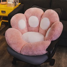 貓掌造型絨毛椅靠墊 YT_RA1820 L型 2入