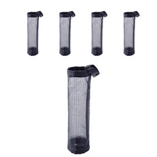 빌드온 비닐봉투 정리 수납 보관함, 블랙, 5개