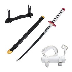 DAEHAN 鬼滅之刃 炭治郎cosplay道具刀 KAL-L09 L號+腰帶 KAL-BT02 白色, 混色