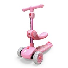 토이큐브 2 in 1 킥보드, 핑크, 1개