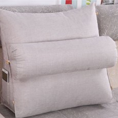 Pizm三角背靠腰頸枕, 淺灰