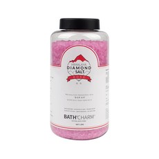 BATH'CHARM 喜馬拉雅山鑽石沐浴鹽 玫瑰香, 1.2公斤, 1個