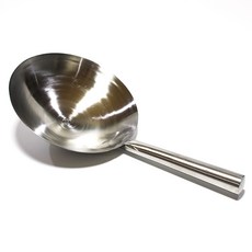 不銹鋼廚房涮涮鍋鐵柄 28cm, 銀, 1個