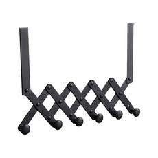 折疊門衣架 47.5 x 18.5cm, 黑色的, 1個