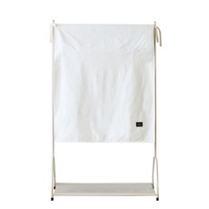 棉質更衣室衣架套 象牙白, 1個, 1入