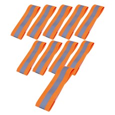 Dongkwang Safety騎車夜間作業反光帶腳套 1條 橘色, 10個