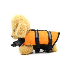 噗通噗通盡情玩耍 狗狗玩水人氣商品救生衣, 橘色