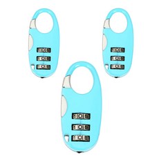 Pop Minds Little Mini 密碼鎖撥號掛鎖天空, 3個