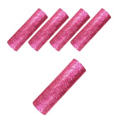 粗顆粒亮片毛氈紙 非黏貼式 5入, 亮粉色