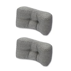 Block Mart 亞麻椅背腰靠墊 2入, 隨機出貨