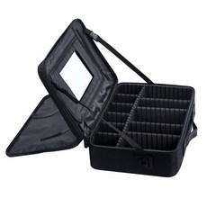 Minko鏡子迷你化妝包 40*29*14cm, 1個, 黑色 (NM00054)