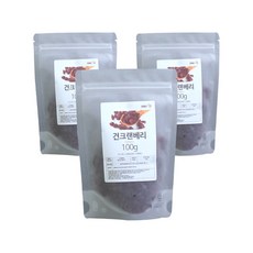 어썸베리 건크랜베리, 3개, 100g