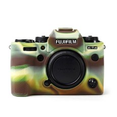 FUJIFILM X-T4適用矽膠保護套 迷彩色, 單一商品, 1個