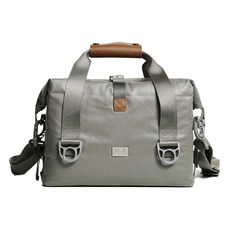 와다다샵 스타일리쉬 대용량 DSLR 방수 숄더백, 그레이, 1개