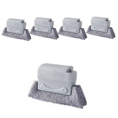 잘사는날 틈새 먼지 제거 스펀지, 5개, 그레이