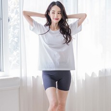 [韓國製造]A-One 女性用棉質或刷毛三分安全褲 2件組