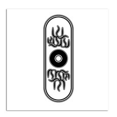 HTP 傳統紋樣磁磚 火焰紋 景福宮思政殿御座 K0789 9344, 混合色, 1個