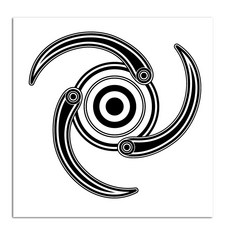 HTP 傳統圖案磁磚 太極門 景福宮 勤政殿 匾額 K0788 9329, 混合色, 1個