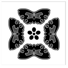 HTP傳統圖案磁磚 K0681 9464, 蝴蝶門安撫奶嘴, 1個