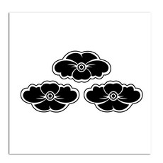 HTP 傳統圖案磁磚 花紋半閉櫃 K0726 9524, 混合色, 1個