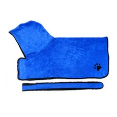 寵物客製化浴袍, 藍色