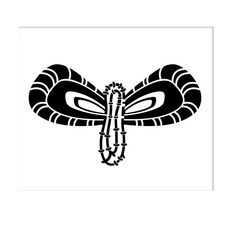 HTP 傳統紋樣磁磚 K0666 9126, 蝴蝶紋墜飾, 1個