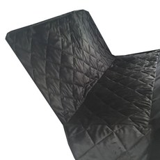 Pithism車用狗狗墊子後座, 黑色的, 1個