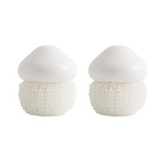 모벨리 구름송이 수세미 화이트, 2개, 1개입