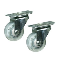 MASTER.S 無噪音輕載腳輪 平轉 7 DS 1015 EPU-S, 2個