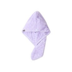 高密度吸水乾髮帽毛巾 DC-006, 紫色, 1個