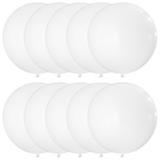 Sempertex 大型氣球 90cm, 10個, 白色