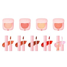 BLESSED MOON 像蓬鬆版套組, 1套, 眼影4款+唇彩5款