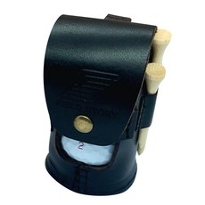 필드스토리 가죽 골프 2볼 주머니 BP-002, 다크브라운, 1개