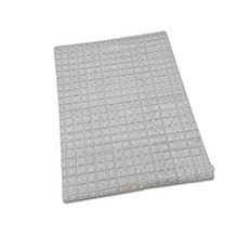 HINOKI ART 3D網眼人造絲床墊 15T, 炭灰色 + 線條白