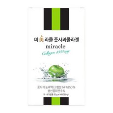 미라클 풋사과 저분자 콜라겐 젤리 스틱 14p, 1개, 280g