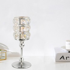 makeme 럭셔리 다용도 캔들홀더 보석 M, 실버