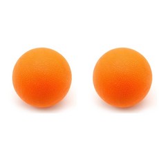 ourliving Minmin伸展單顆按摩球, 2個, 橙色