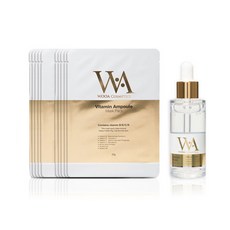 WOOA COSMETICS 沙漠玫瑰亮白緊緻精華 30ml+面膜 10入組, 1套