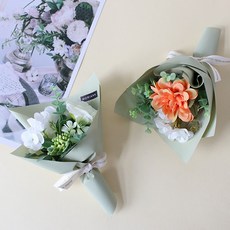 모리앤 조화 꽃다발 세트, 그리움, 1개