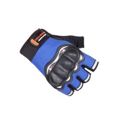 NAYA STYLE 自行車用半指手套 CYYP-04-2, 藍色