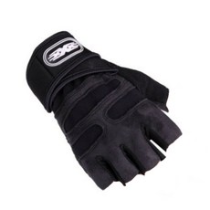 나야스타일 스포츠 바이크 반장갑 양손 세트 CYYP-18-1, 블랙