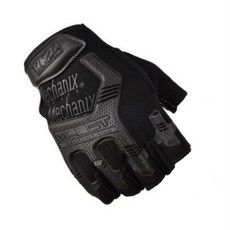 MECHANIX WEAR 運動自行車半指手套雙手組合 CYYP-14-1, 黑色