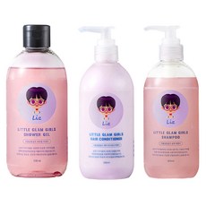 Little Glam Girls 洗髮精+護髮素+沐浴露 薰衣草香, 1組