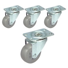 MASTER.S 靜音輕載腳輪15平轉S DS 1020 PUP, 4個