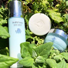 mAyu nARA 馬油乳霜+化妝水噴霧+馬油香皂組, 1組