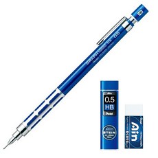 Pentel 飛龍文具 Graph 1000 CS Sharp PG1005CS-C + AIN 0.5mm HB Sharp Lead + Eraser Set, 1套