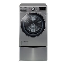 LG전자 트롬 트윈워시 모던 스테인리스 F24VDWDM 트롬 24kg + 미니워시 4kg 방문설치, F24VDWDM, F4VC