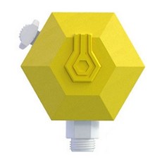 메이크미 반려동물 목욕 브러쉬, 노랑, 1개