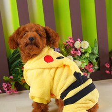 我們家狗狗的百萬伏特皮卡丘啾啾狗狗衣服, 單一顏色, 1個