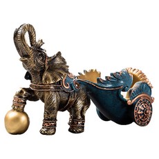 大象裝飾品酒架, 單色, 1個